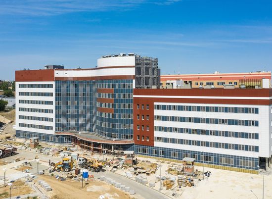 Строительство нового корпуса онкоцентра в Волгограде завершено на 80%